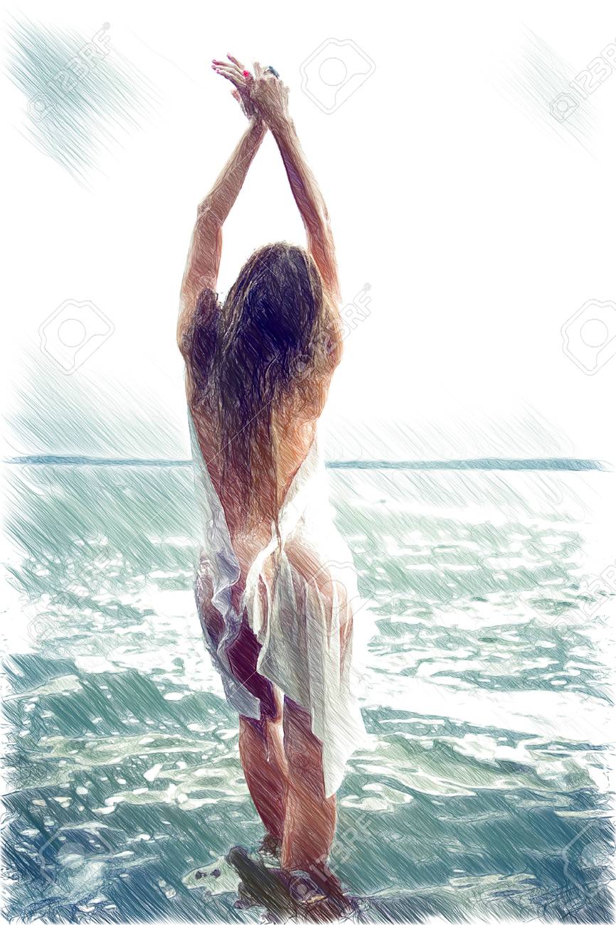 Best of Sexy naked women beach
