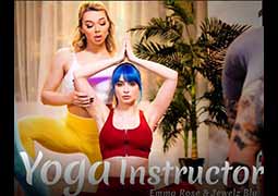 Jewelz Blu Yoga dolls porn