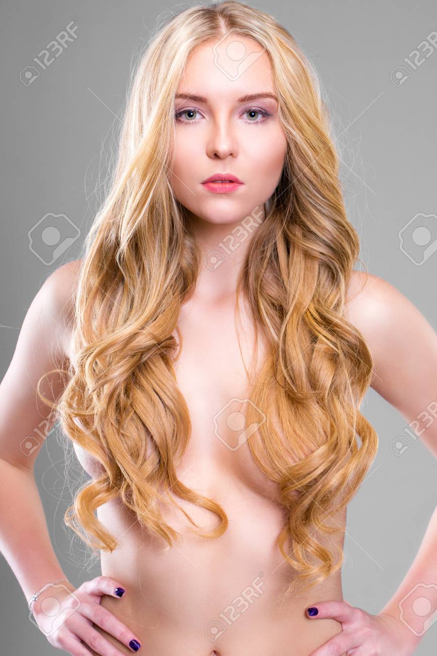 Sexy Blonde Women Naked titties medium