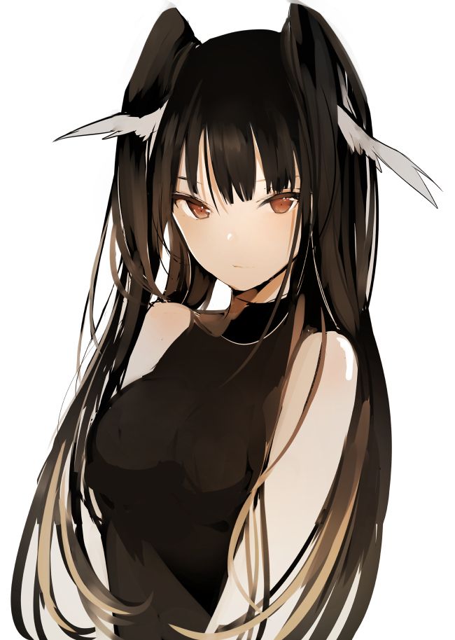 anime girl long black hair - pyt anal alura jenson teacher