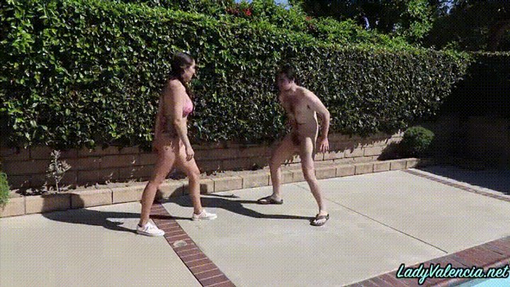 lady valencia ballbusting - twin sisters pornstars nuru massage cream pie