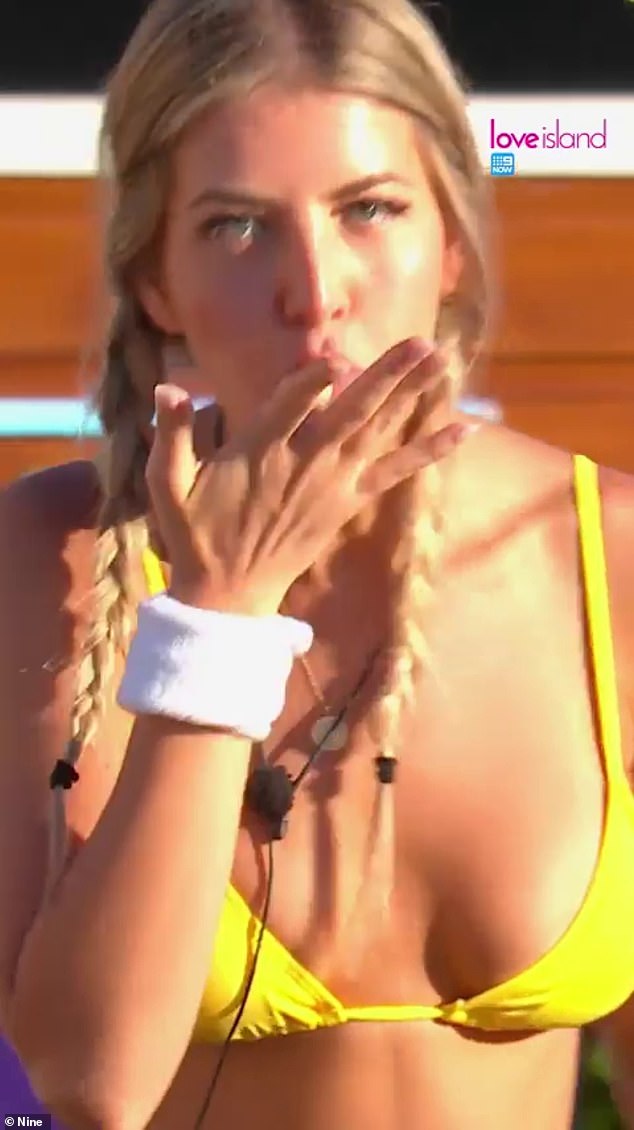 blonde swallowing