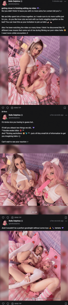 alan dixon recommends Belle Delphine And Mia Malkova