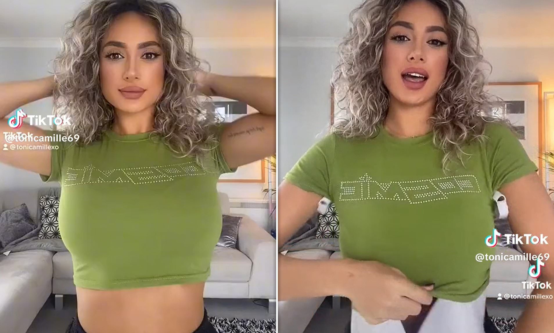 ayesha karim recommends Big Boobs Braless