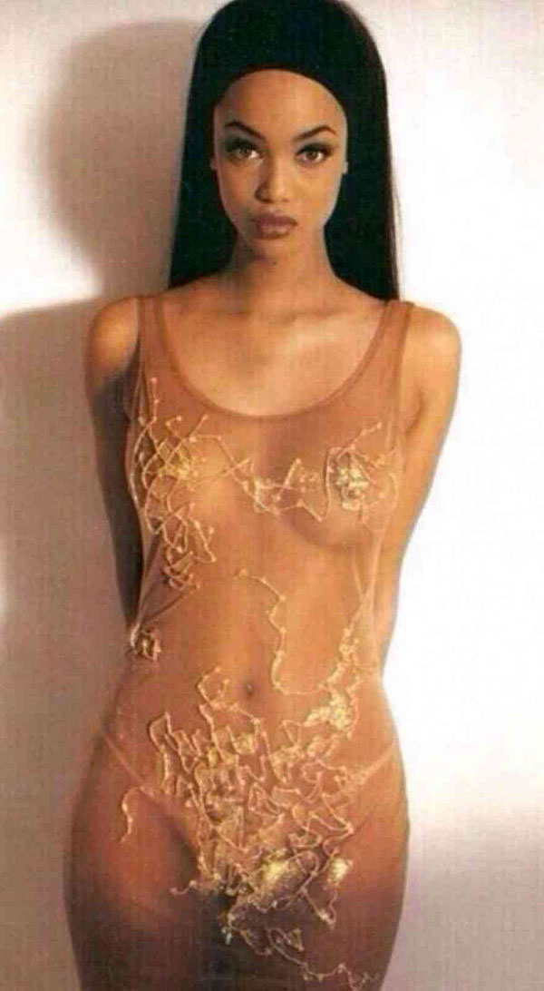 pictures of tyra banks naked - alina aldamen making an impression love her feet