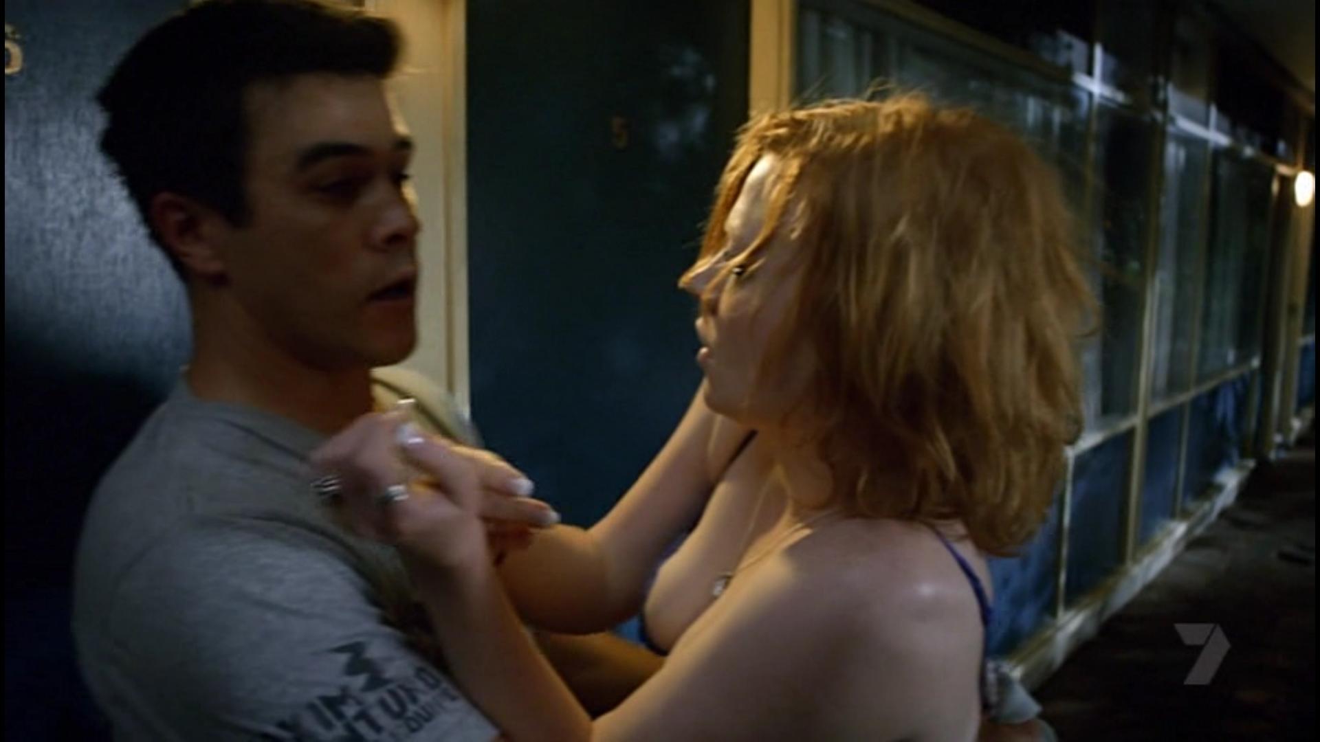 sarah snook tits - ebony eye candy roxie sinner gangbang