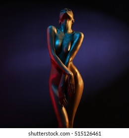 dan lipka add nude female bodypaint photo