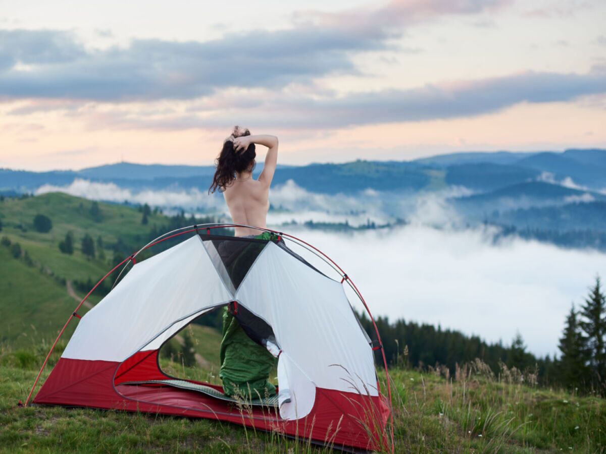 david giraud recommends naked at campsite ashley hoff add naked at campsite photo