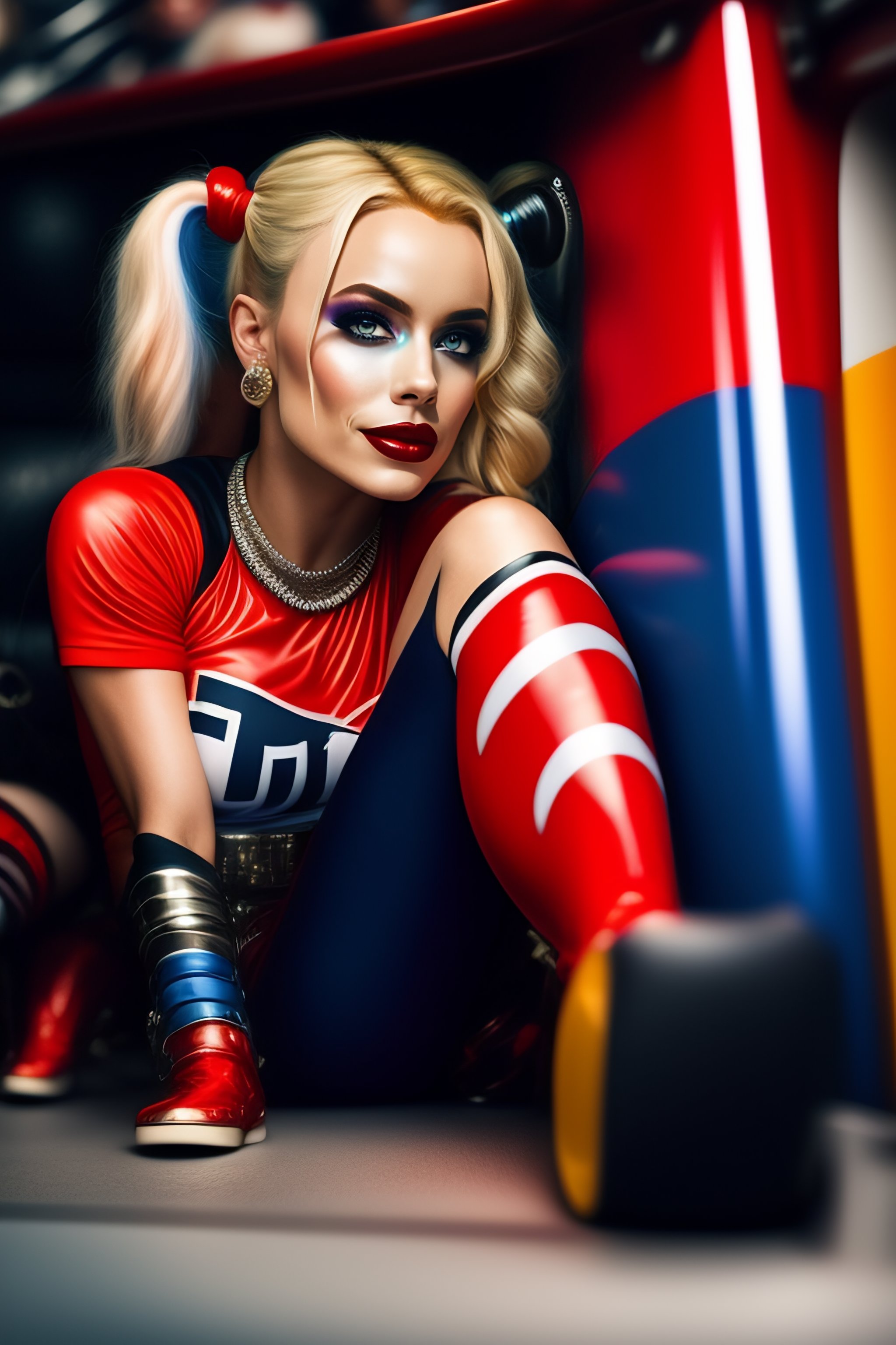 denise cape like foot harley quinn photo benedict prado recommends luna star threesome pic