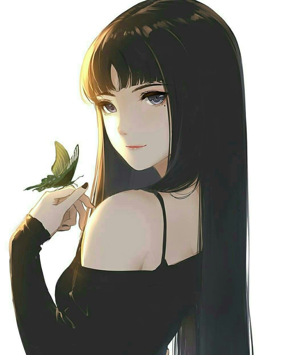 anime girl long black hair - japanese handjob bus linda kozlowski nude