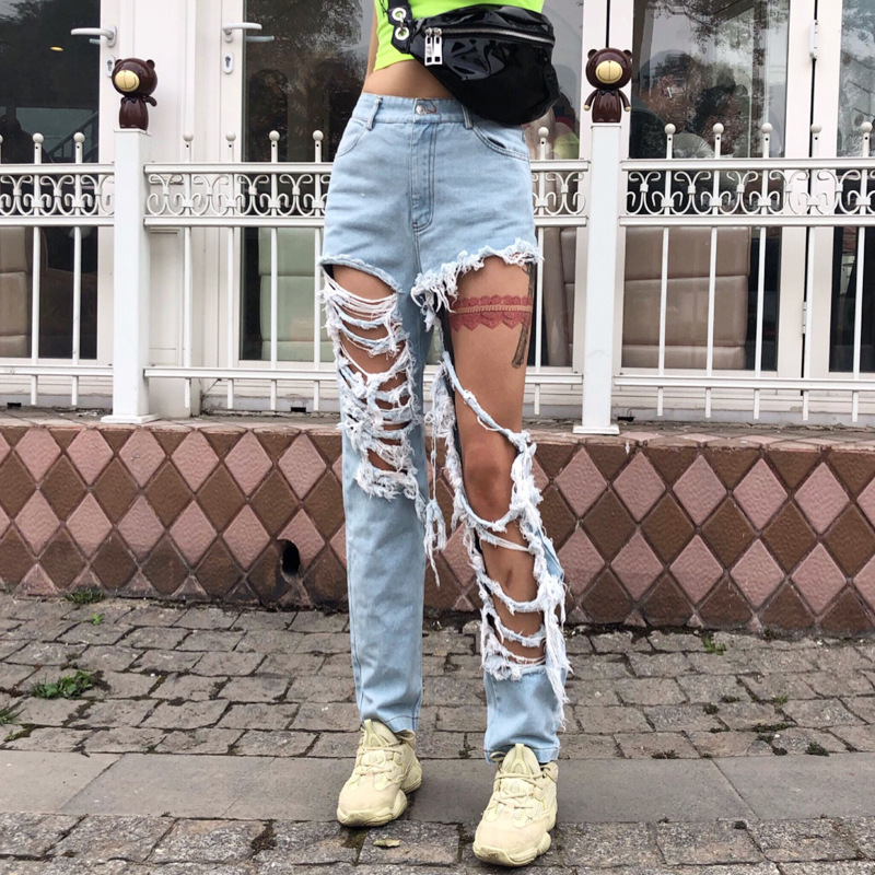letsdoit ripped jeans - megan snow shemale curly hair brunette nude