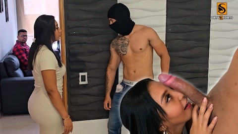 Real caught naked mature fuckfest Cuckold Burglar loves richard