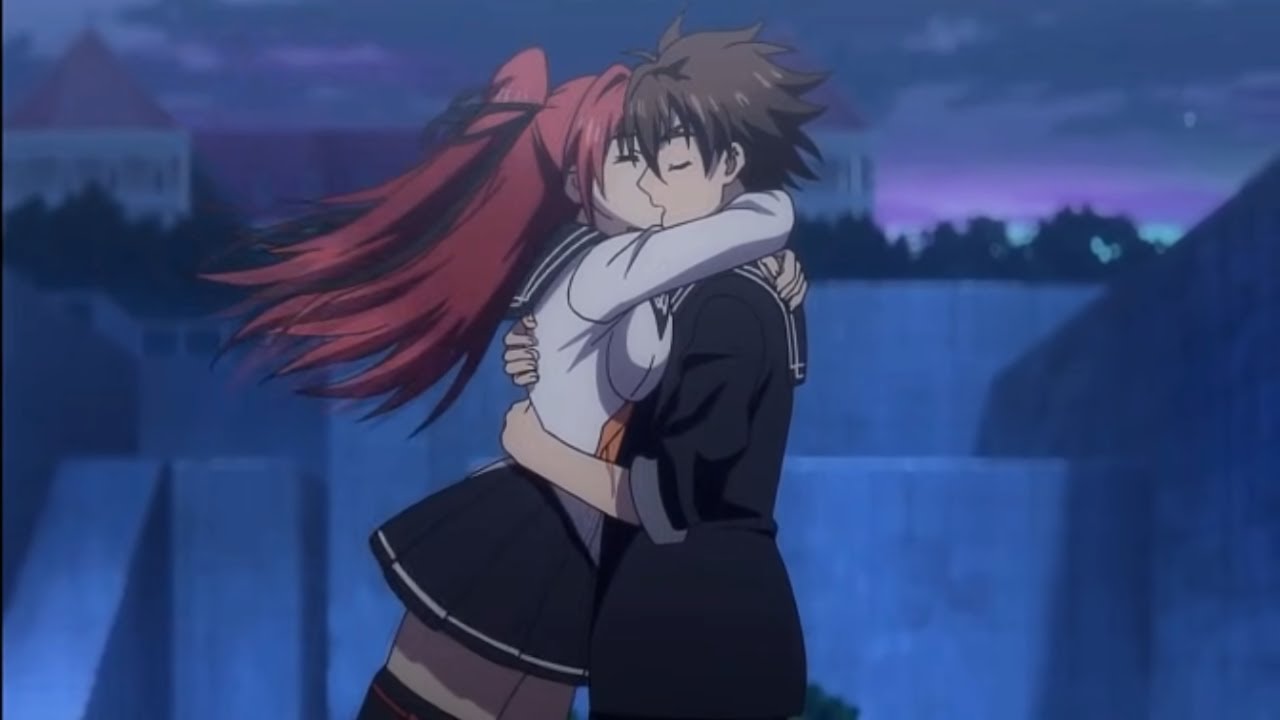 anime romance scene - purgatoryx magic remote lesbian strap onsex