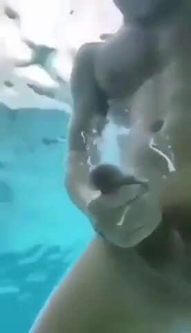 Samoan milf shemale amateur Cumming In Pool on boys