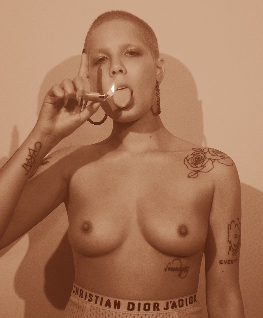 halsey nude pics - deep anal gape face fuck tour full videos