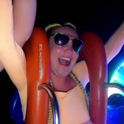 Kittiebabyxxx feet grattis porn Boobs Pop Out On Slingshot panty strip