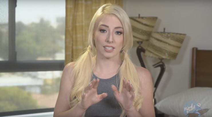 cute blonde blowjobs - humiliating foot worship keyanna moore