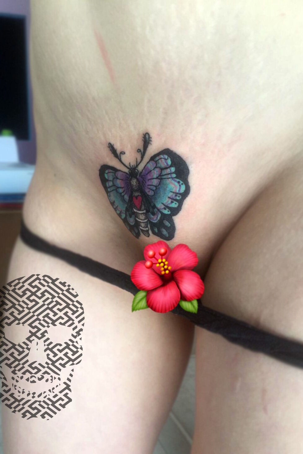 dennis renfrow recommends butterfly tattoo on vagina pic