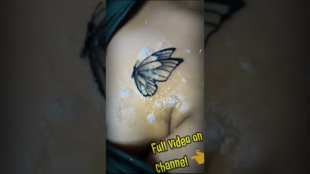 butterfly tattoo on vagina