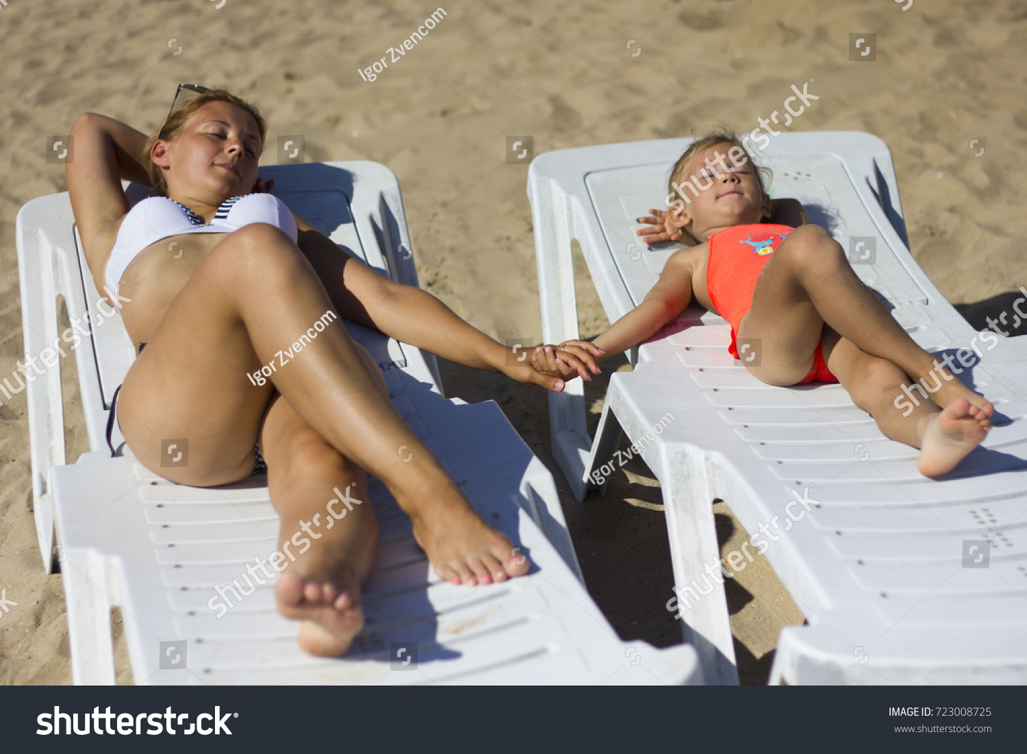 Best of Mom and daughter nude beach