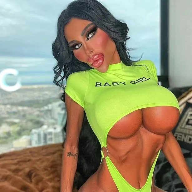 Best of Skinny fake tits