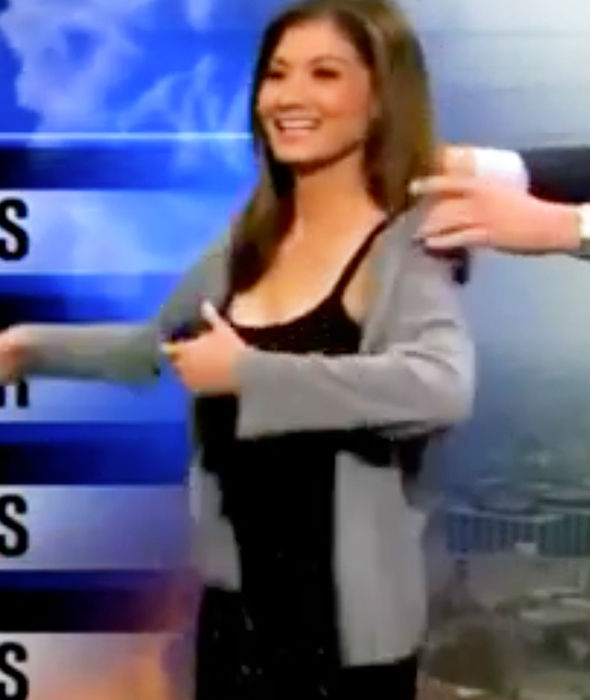 Best of Naked weather woman