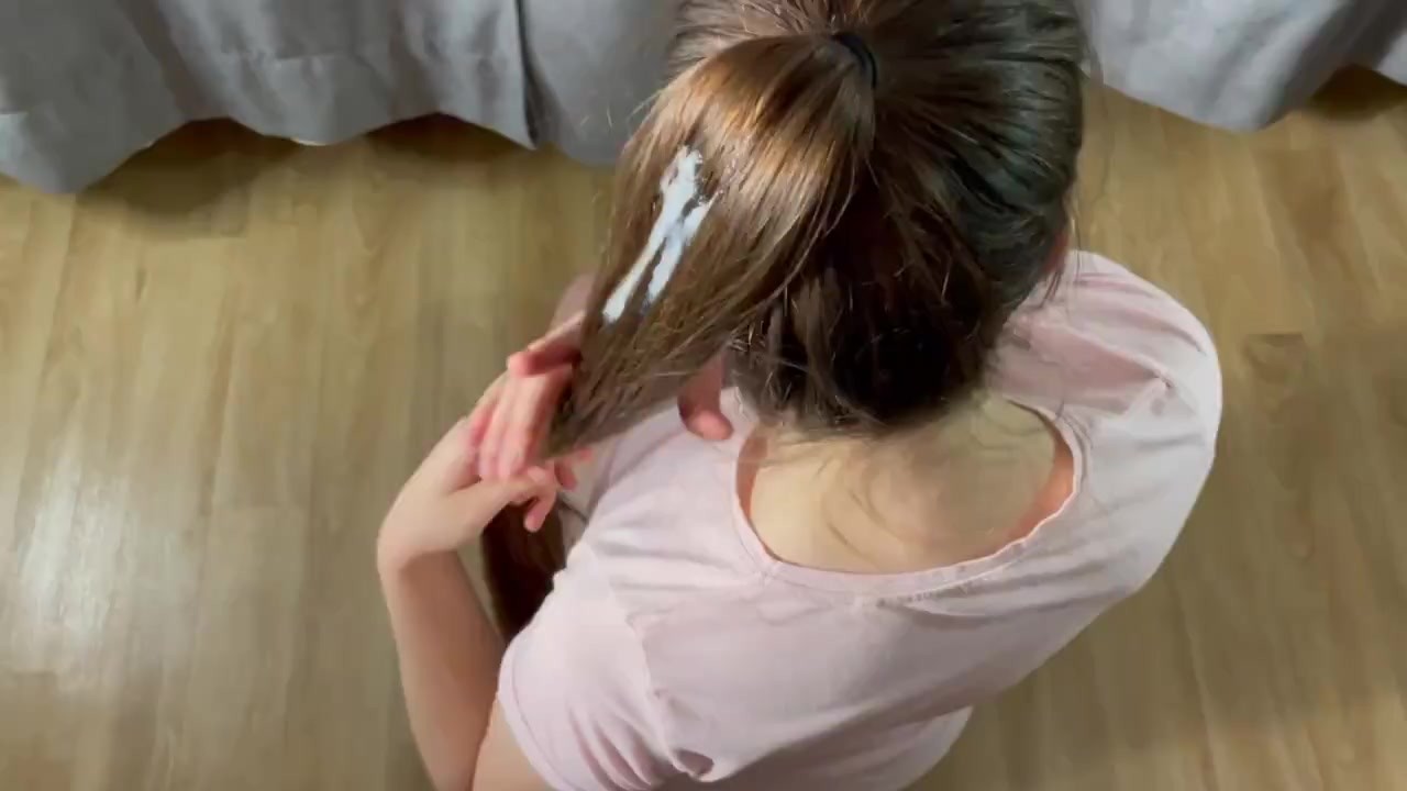 clair woolley recommends cumming in her hair pic