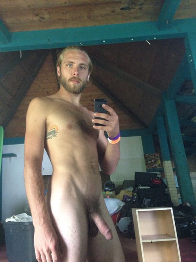 nude blond men