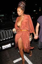 eva marcille nude - familystrokes christmas sneaky footjob