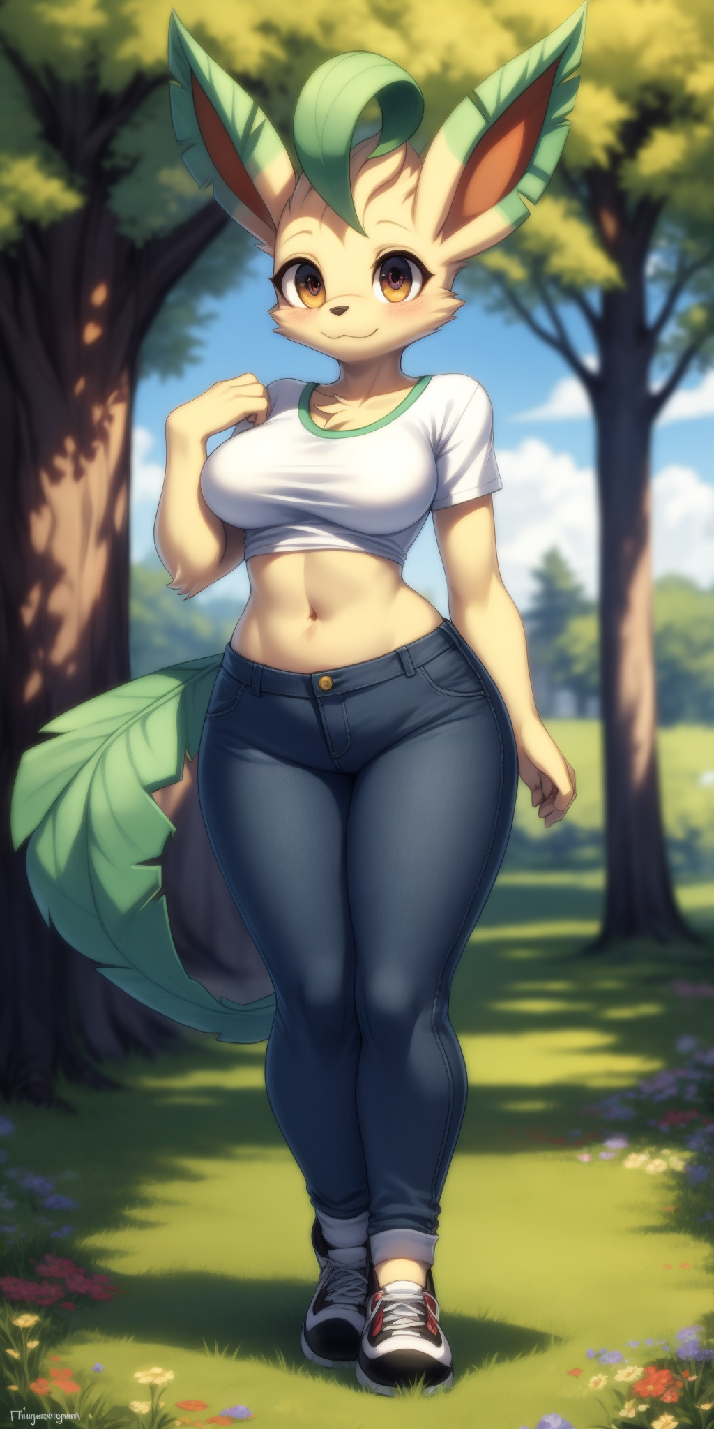 arla miller recommends Anthro Leafeon
