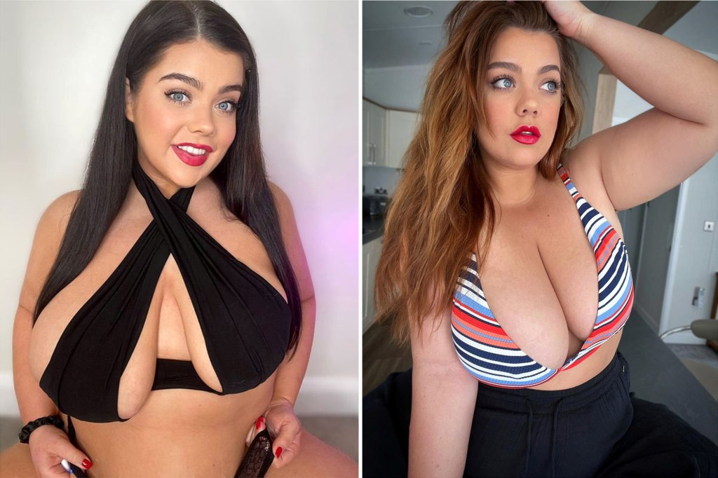 big boob lesbian threesome - britney amber gangbang nude show