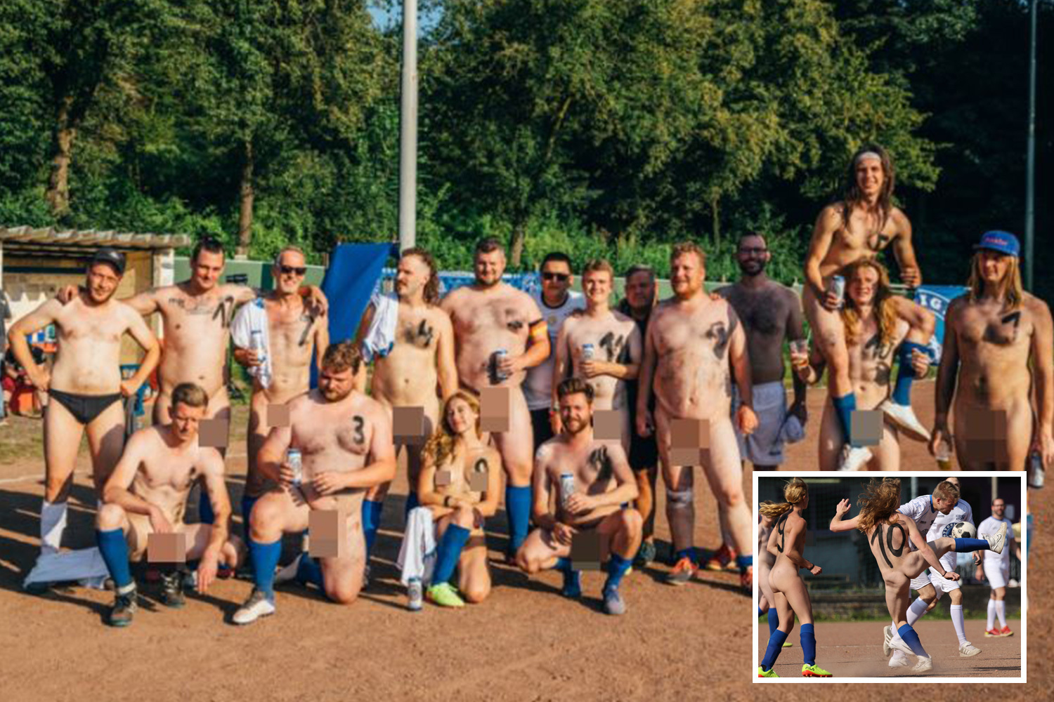 Best of Football naked