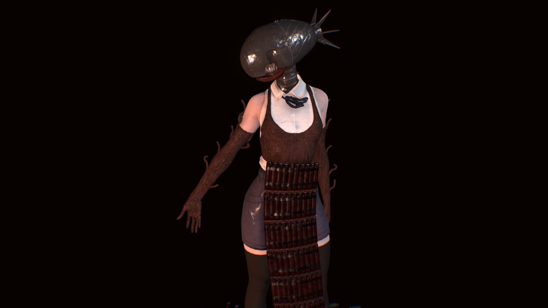 chainsaw man vr porn - ts coco porn old man cuming
