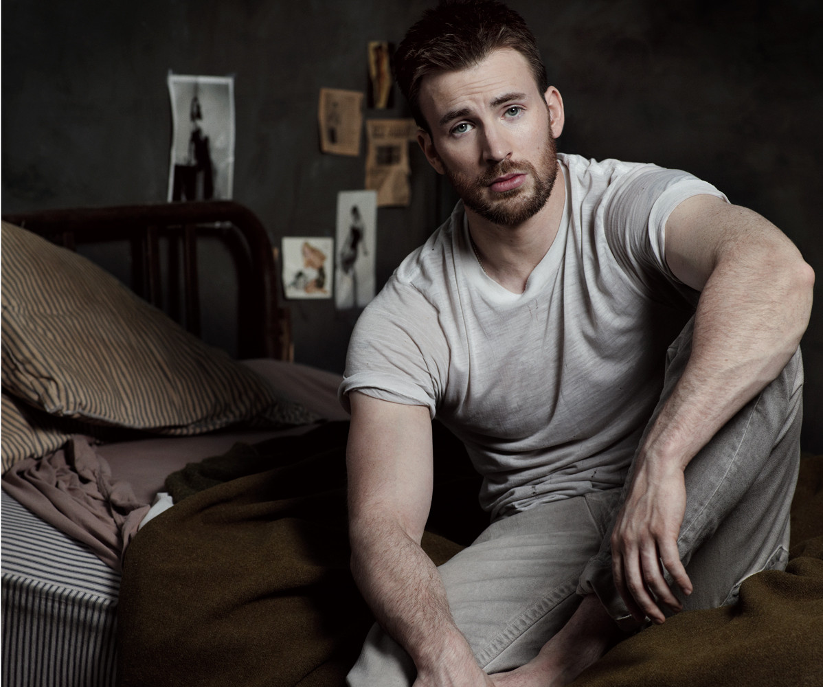 chris evans jerk off