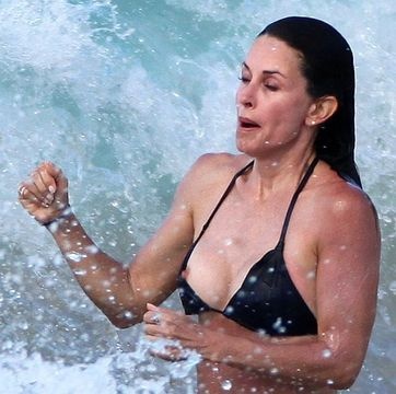 Best of Courtney cox nip slip