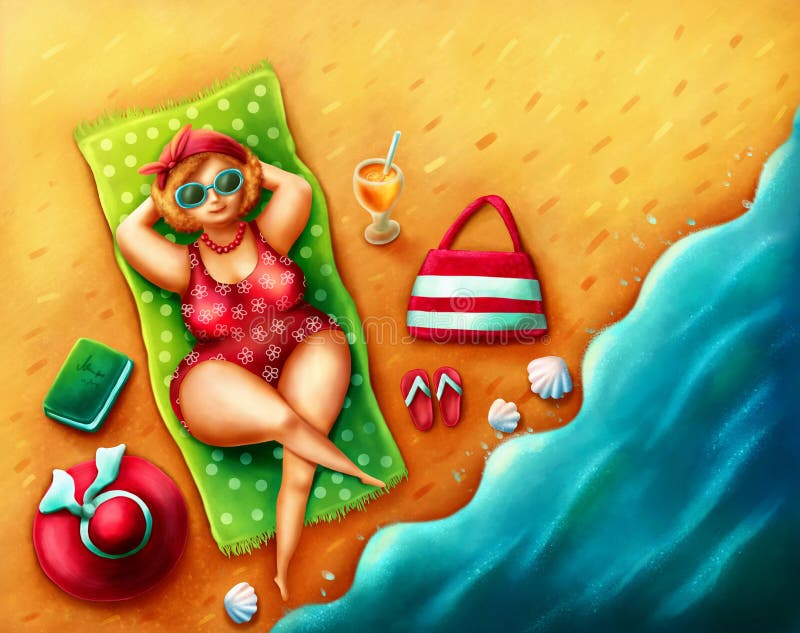 bernadette mariscal recommends fat beach lady pic