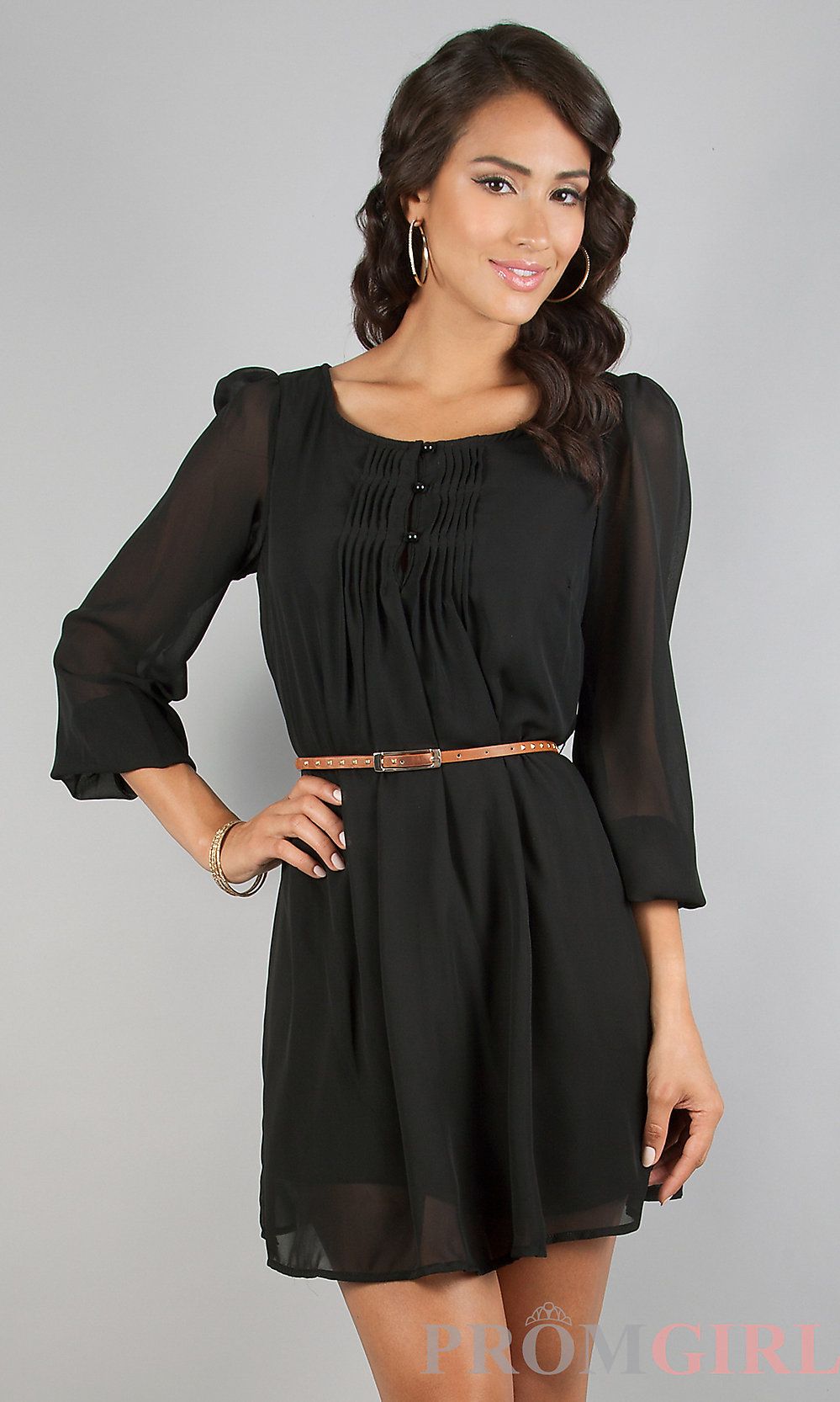 promgirl black dress - manvi chugh adrienne luxe clips