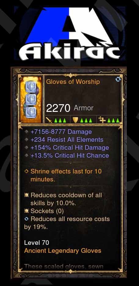 Best of Gloves of worship diablo 3