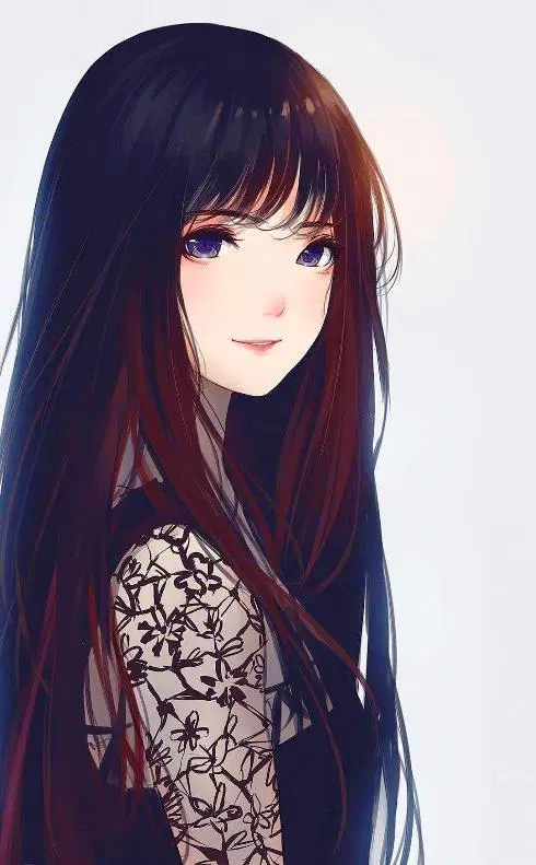 anime girl long black hair - thai ladyboy porn video thick white nude women