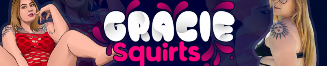 gracie squirts porn - ebony panties tease a slippery game of hide the dildo