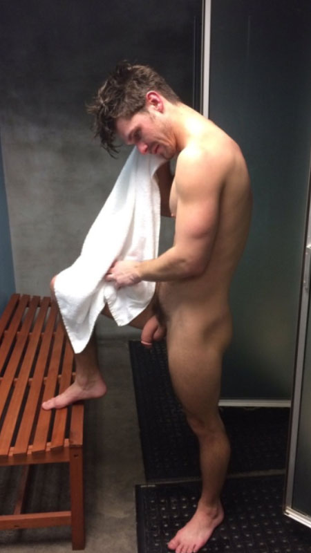 Best of rubbing penis ashley pieper share gym shower cock photos