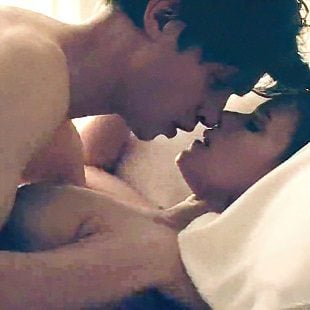 kate mara lesbian kiss - playboy red room alexis fawx threesome