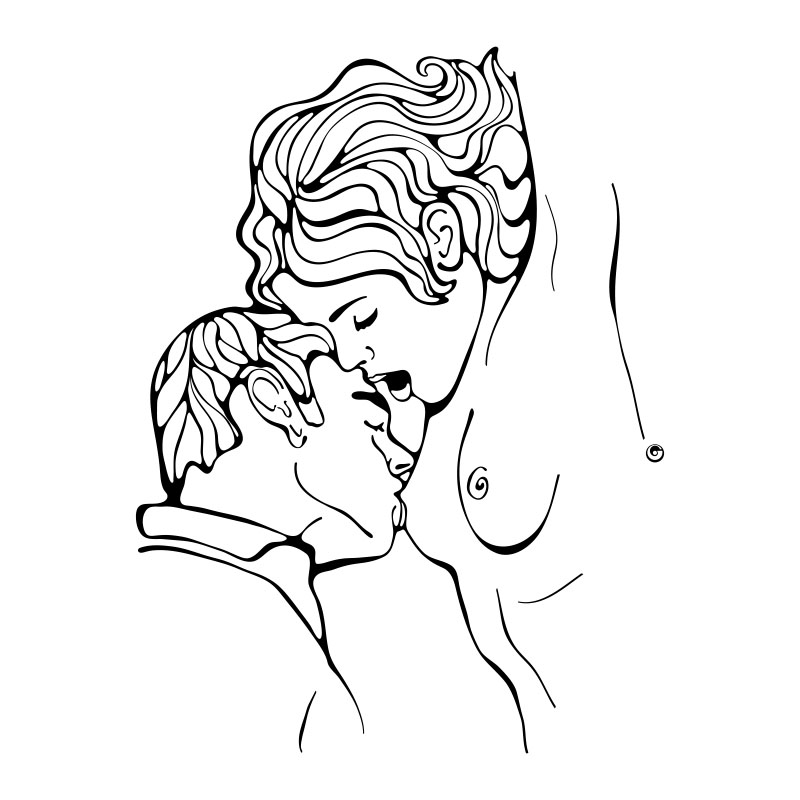 kissing with breast dildo play kissing with breast