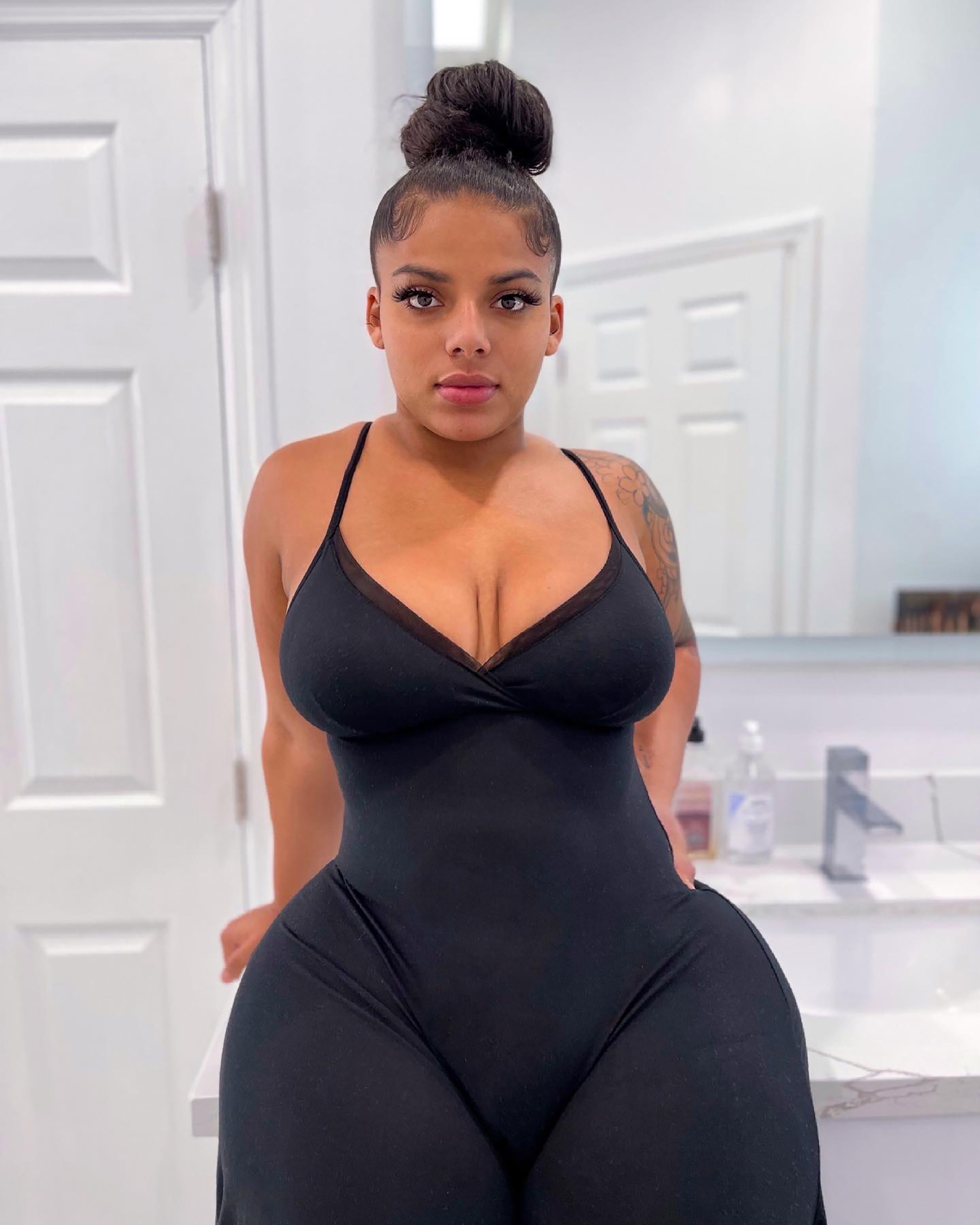 alex staten recommends long tongue big boobs pic