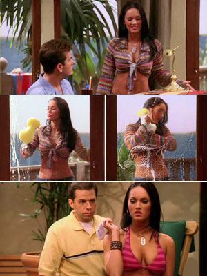 Megan Fox On Two And Half Men denise tubino