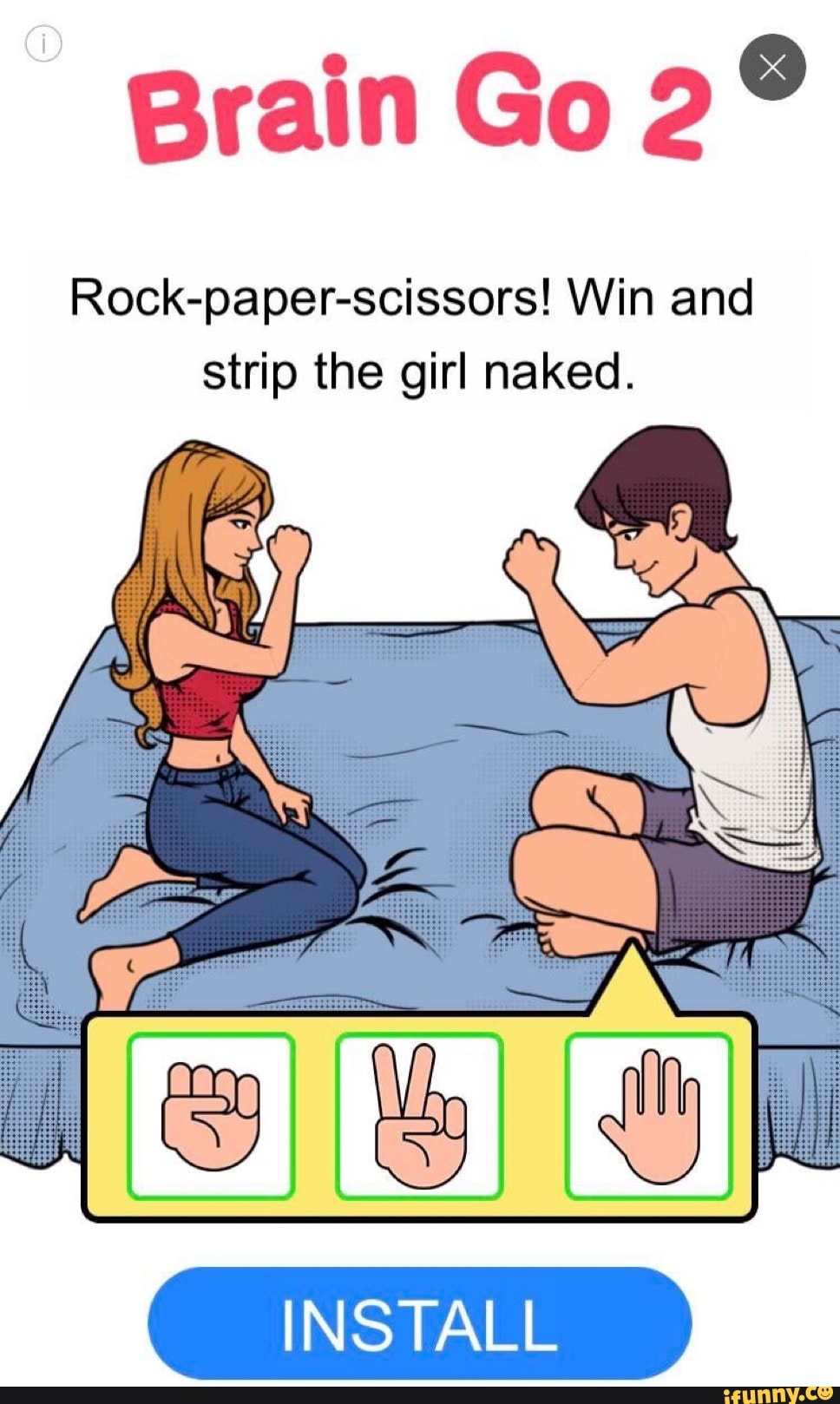 clarisa james recommends Naked Rock Paper Scissors Game