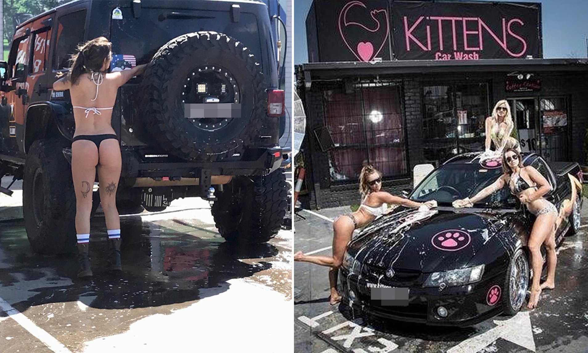 dalia gagne recommends nude car cleaning pic