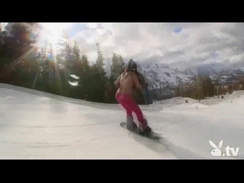 Nude Snowboarding laura sfm