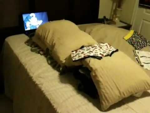 pillow grinding - covered in oil porn first bbc