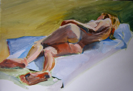 Prone Nude chubby hottie
